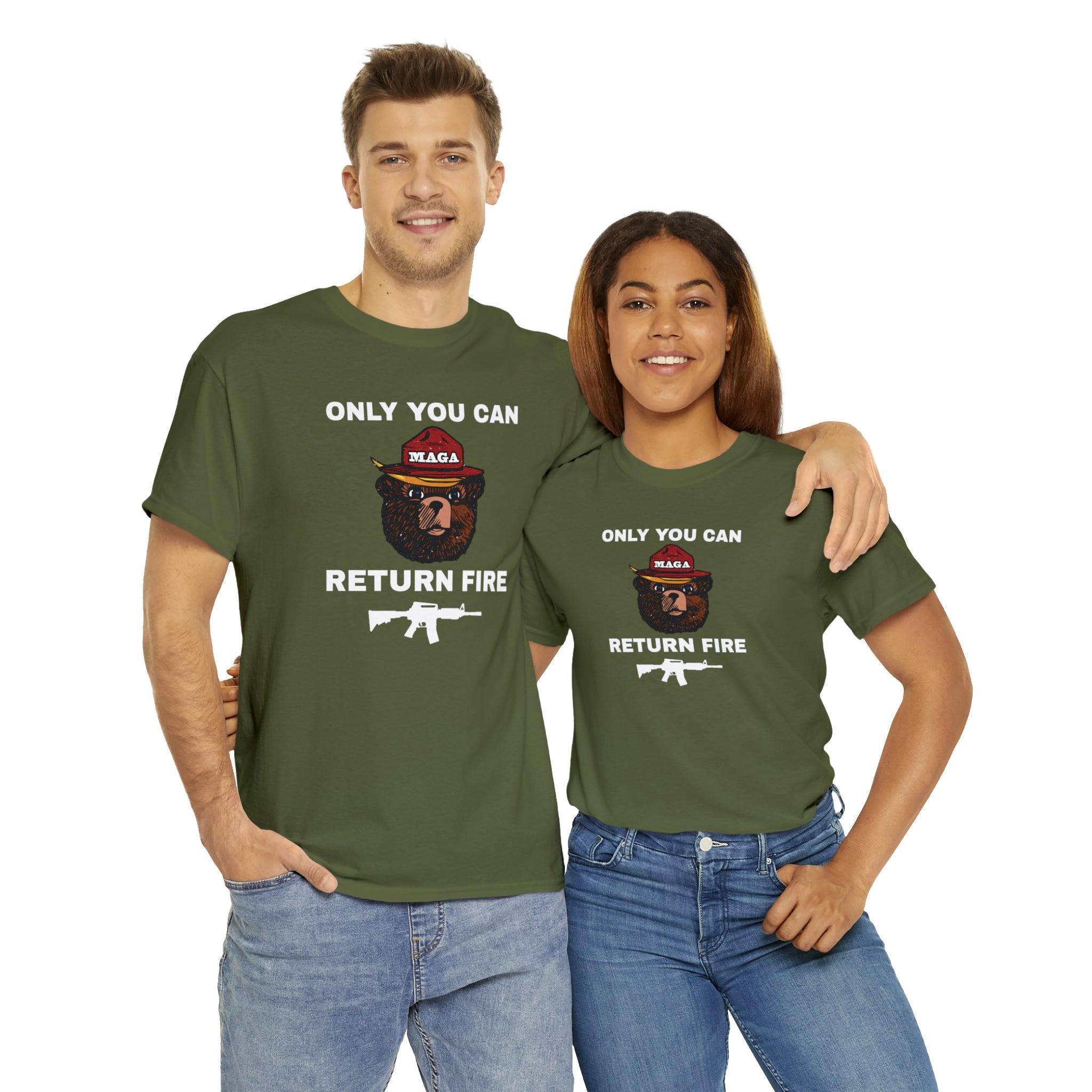 Only You Can Return Fire Unisex T-Shirt - PatriotDepot.com