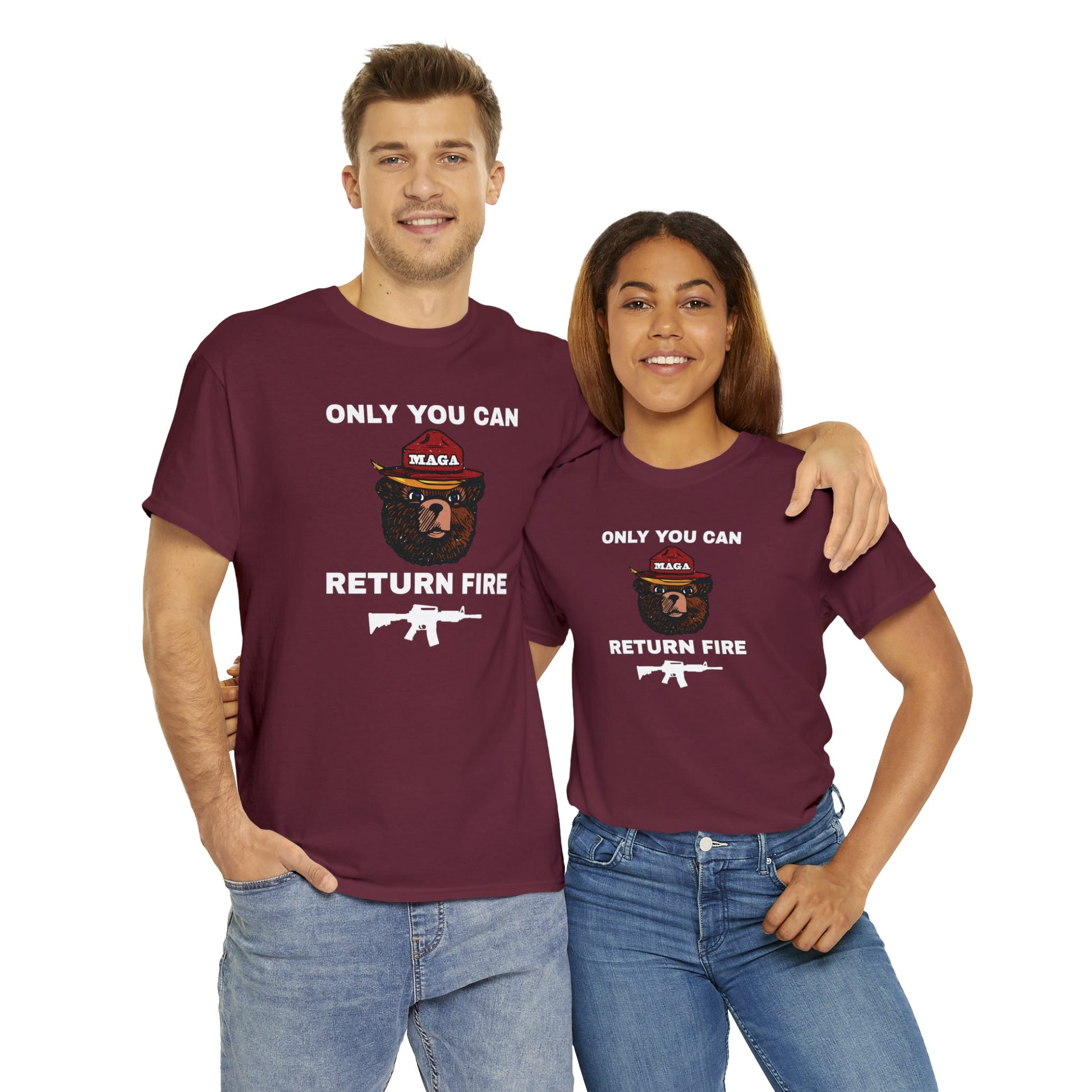 Only You Can Return Fire Unisex T-Shirt - PatriotDepot.com