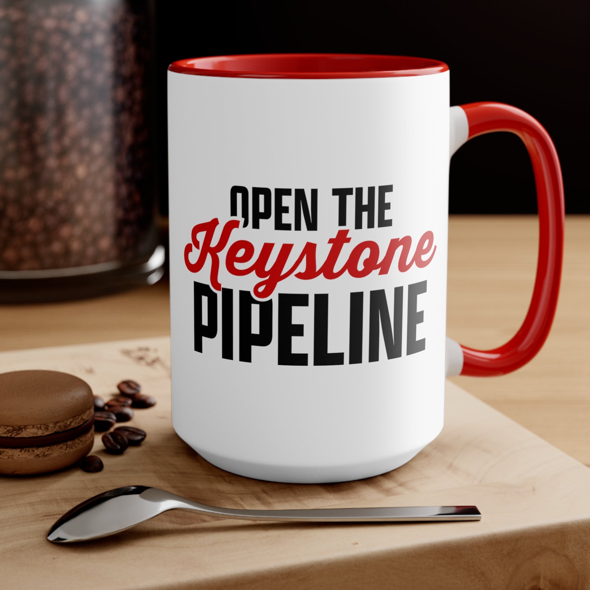 Open The Keystone Pipeline Mug - PatriotDepot.com