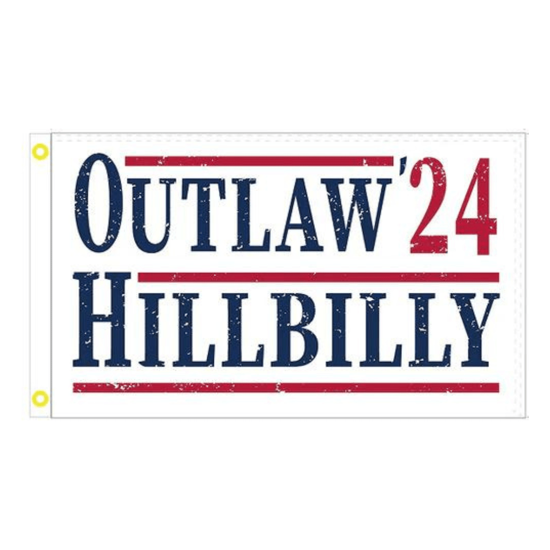 Outlaw Hillbilly '24 3'x5' Flag - PatriotDepot.com