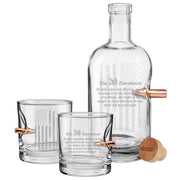 Patriotic 2nd Amendment Bullet Glasses & Decanters | Made in USA - PatriotDepot.com