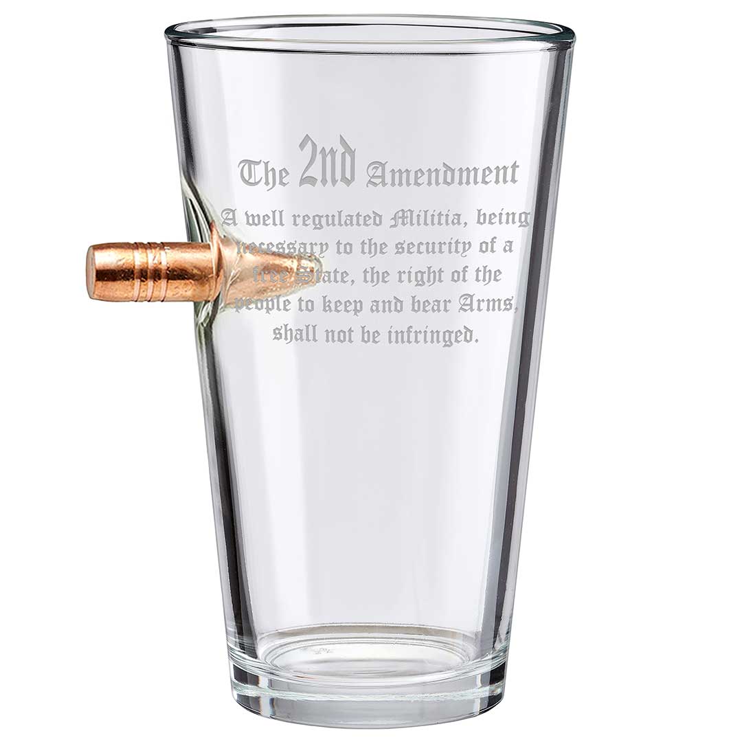 Patriotic 2nd Amendment Bullet Glasses & Decanters | Made in USA - PatriotDepot.com