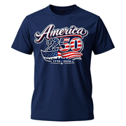Patriotic America 250th Anniversary T-Shirt (1776–2026) - PatriotDepot.com