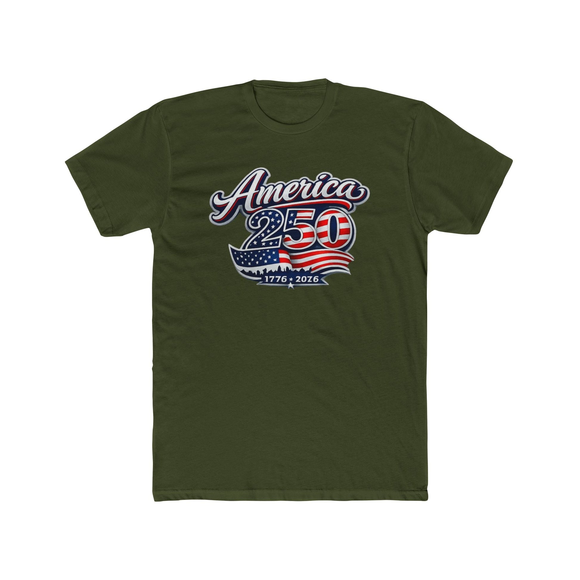 Patriotic America 250th Anniversary T-Shirt (1776–2026) - PatriotDepot.com