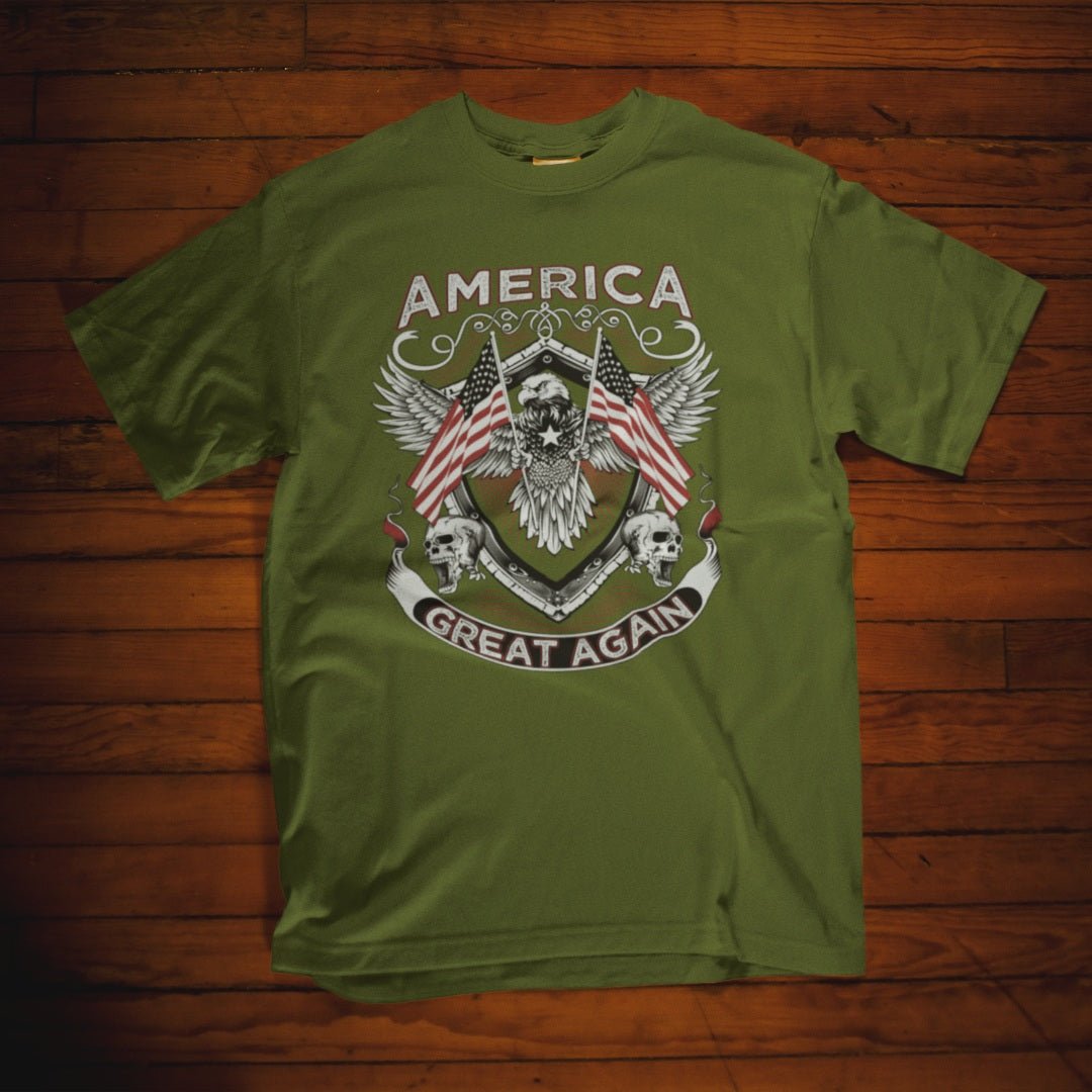 Patriotic America Great Again Unisex T-Shirt - PatriotDepot.com