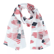 Patriotic American Flag Scarf - PatriotDepot.com