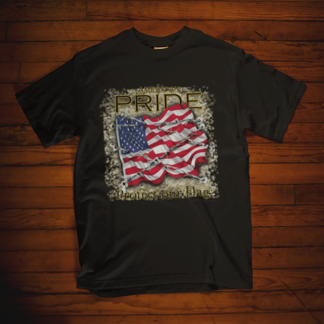 Patriotic American Pride Protect Our Flag Unisex T-Shirt - PatriotDepot.com