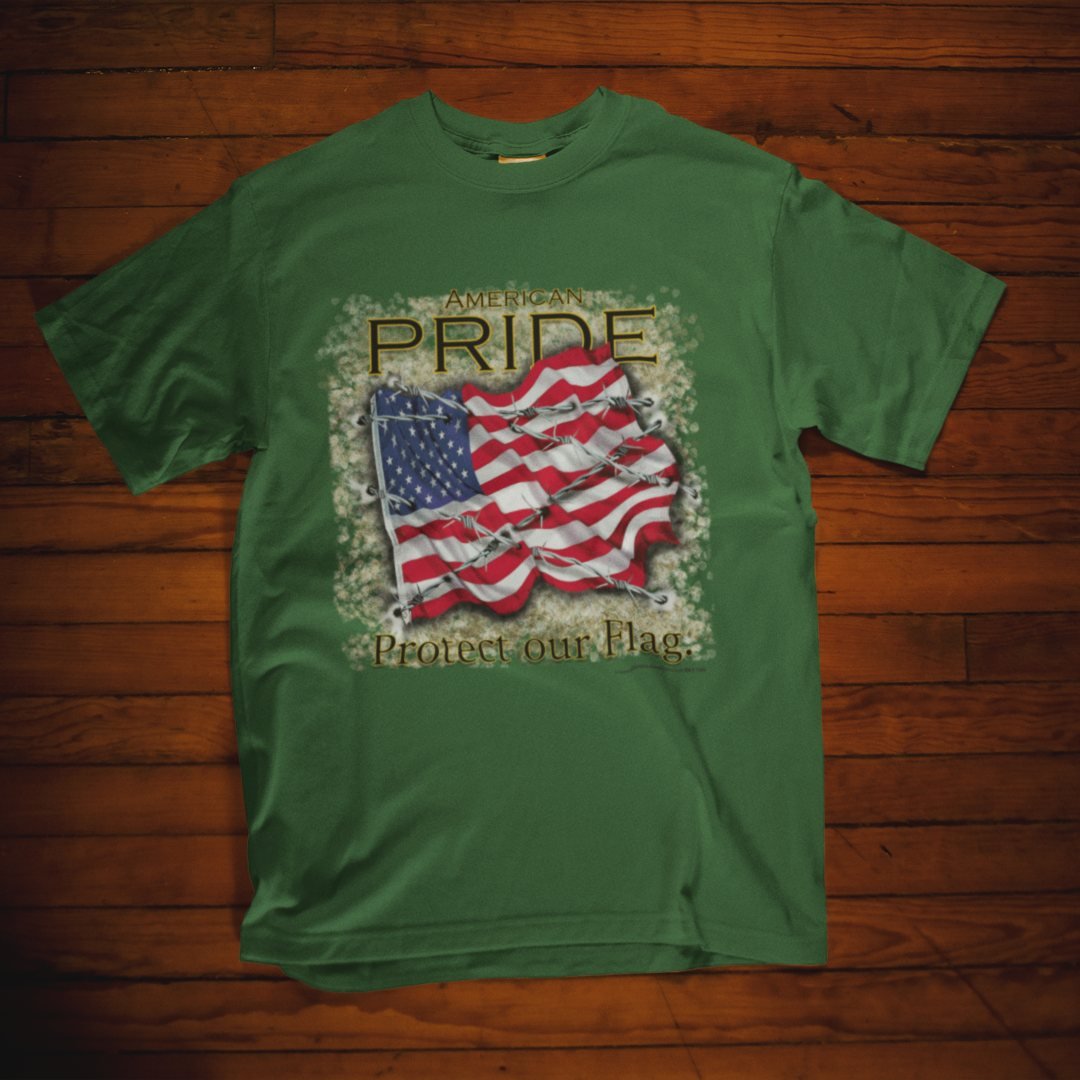 Patriotic American Pride Protect Our Flag Unisex T-Shirt - PatriotDepot.com