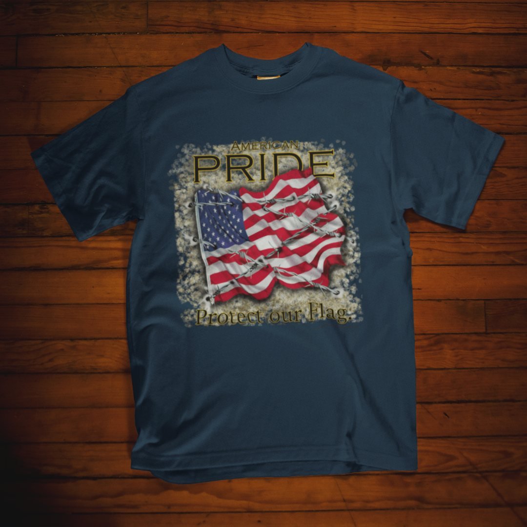 Patriotic American Pride Protect Our Flag Unisex T-Shirt - PatriotDepot.com