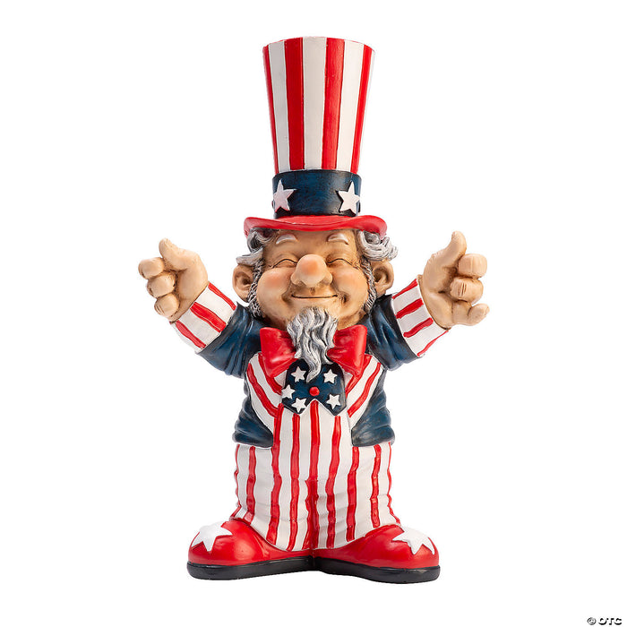Patriotic Uncle Sam Garden Statue