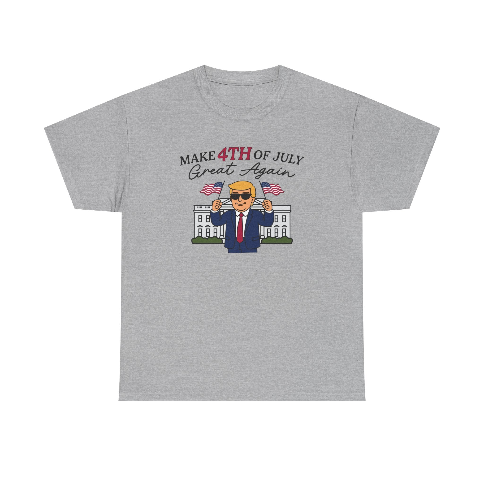 Patriotic Make 4th of July Great Again T-Shirt - PatriotDepot.com