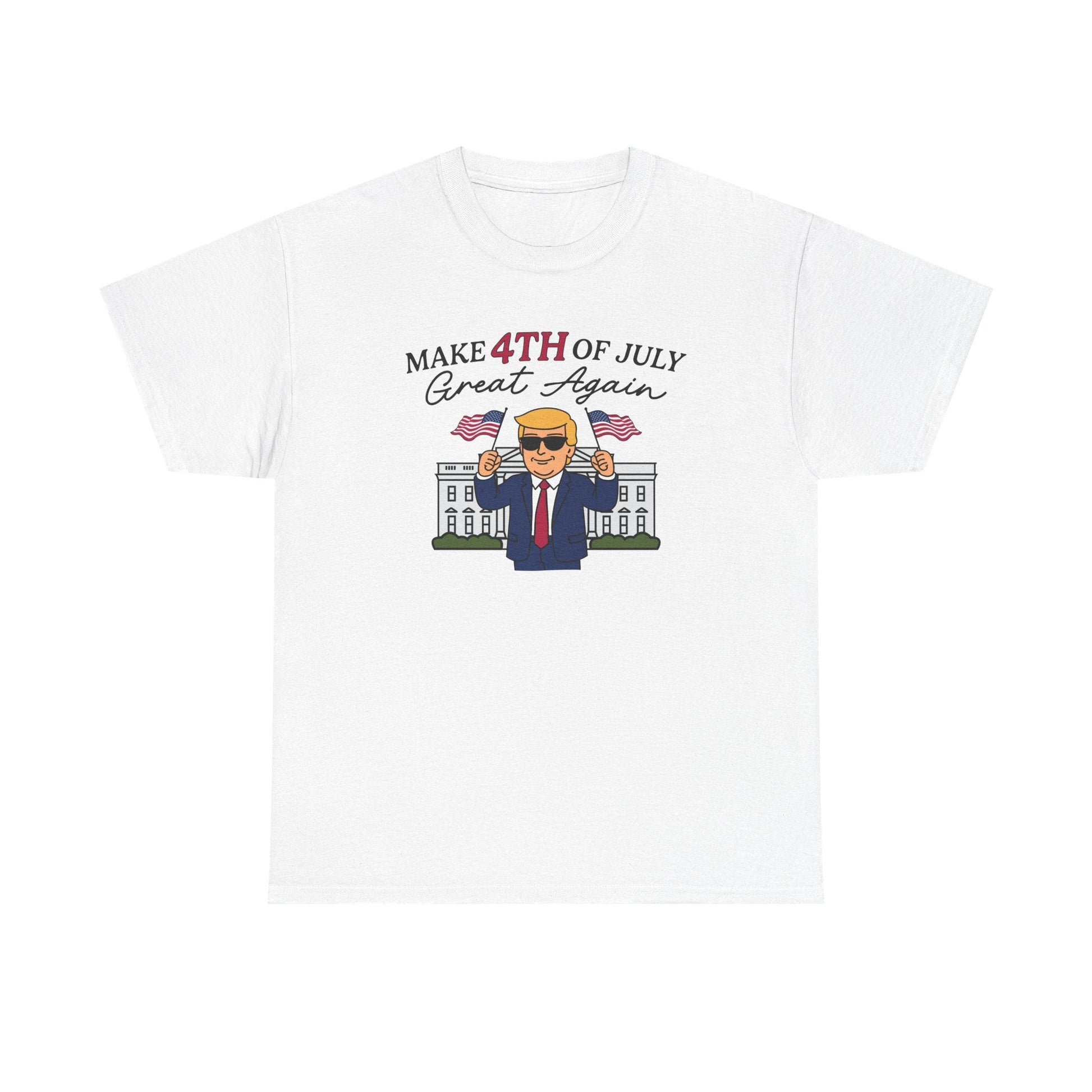 Patriotic Make 4th of July Great Again T-Shirt - PatriotDepot.com