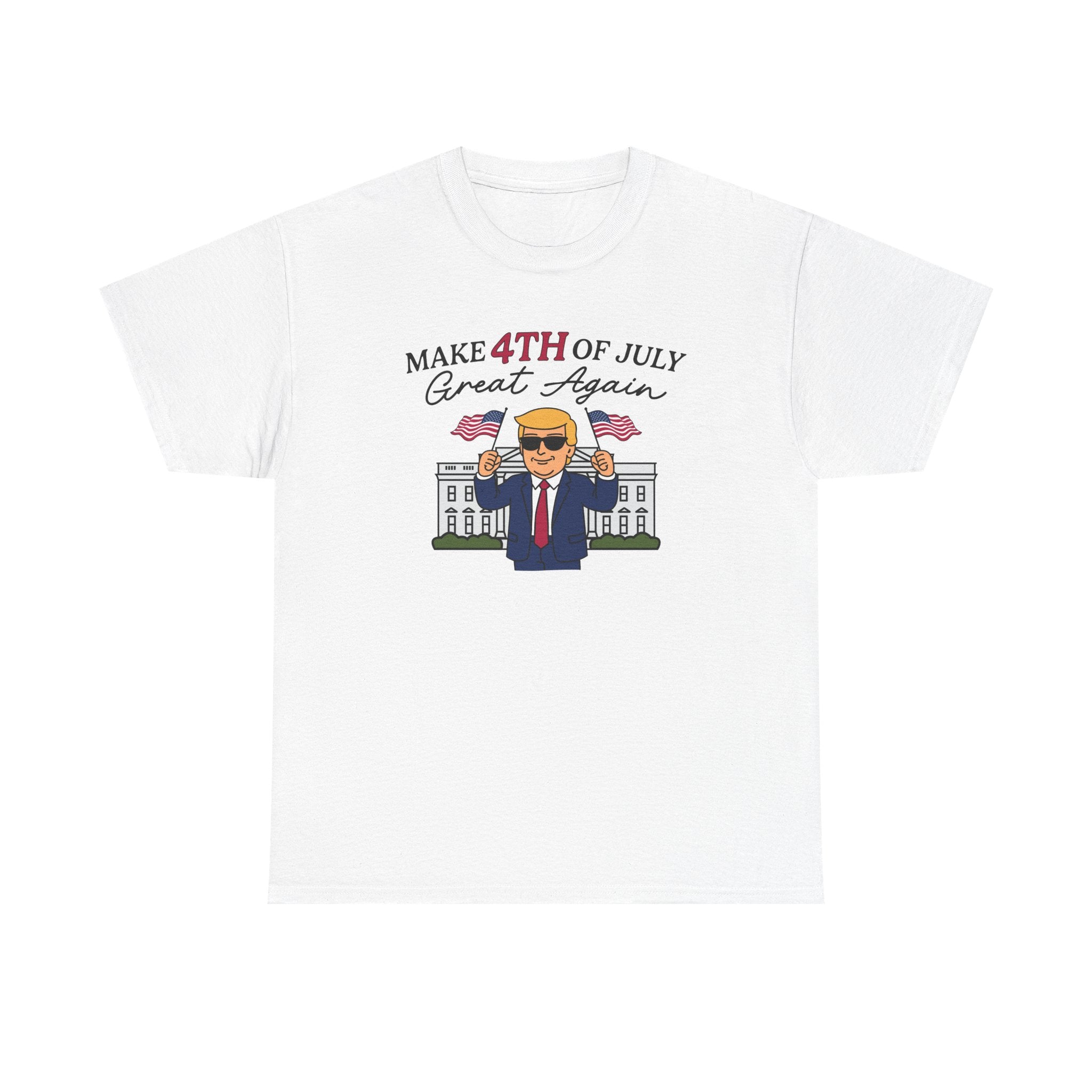 Patriotic Make 4th of July Great Again T-Shirt - PatriotDepot.com