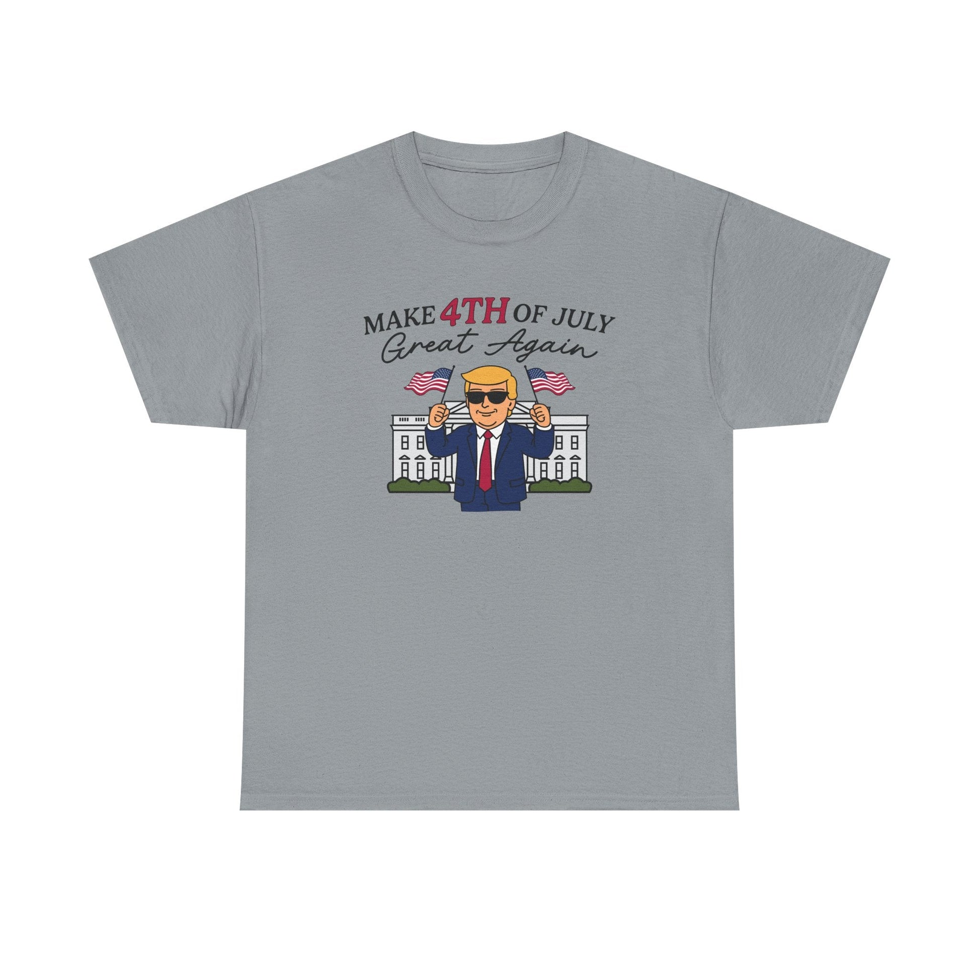 Patriotic Make 4th of July Great Again T-Shirt - PatriotDepot.com