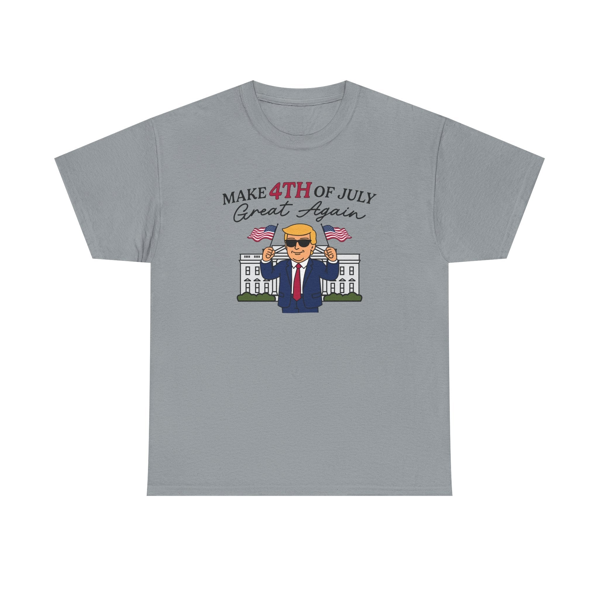 Patriotic Make 4th of July Great Again T-Shirt - PatriotDepot.com