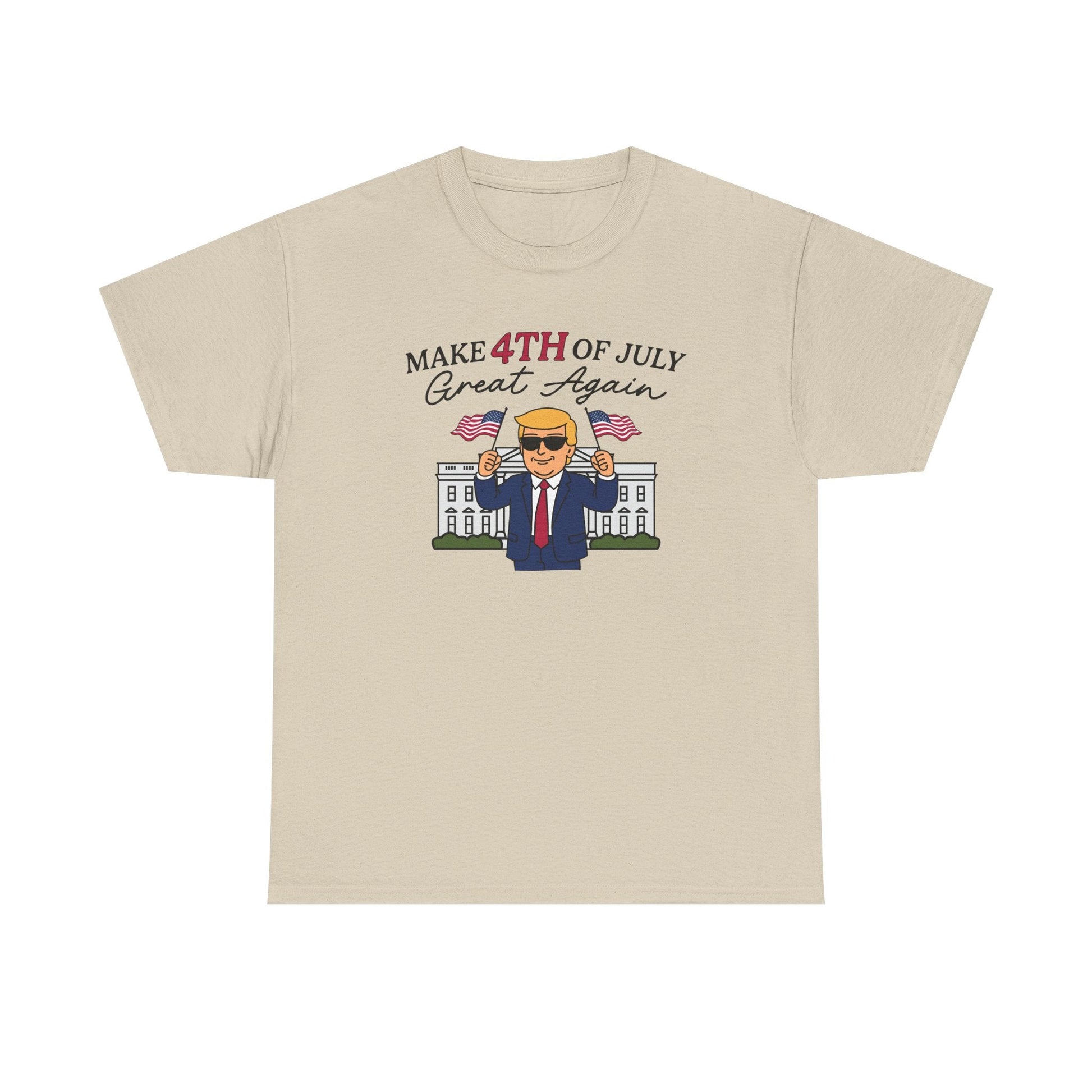 Patriotic Make 4th of July Great Again T-Shirt - PatriotDepot.com