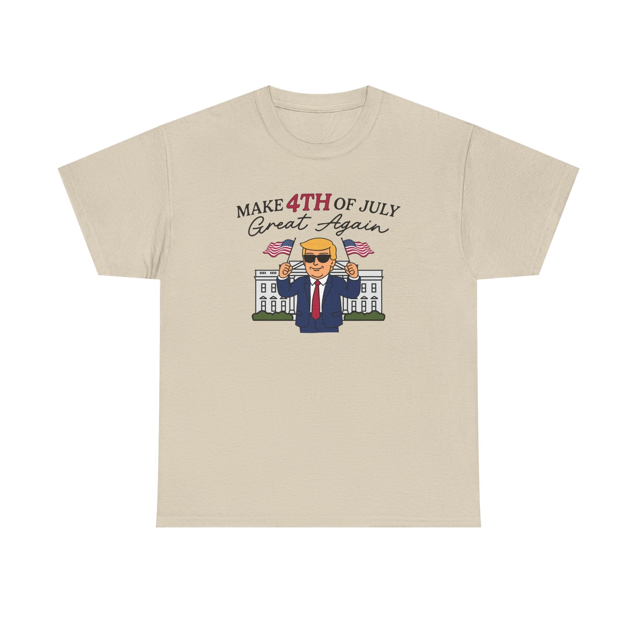 Patriotic Make 4th of July Great Again T-Shirt - PatriotDepot.com