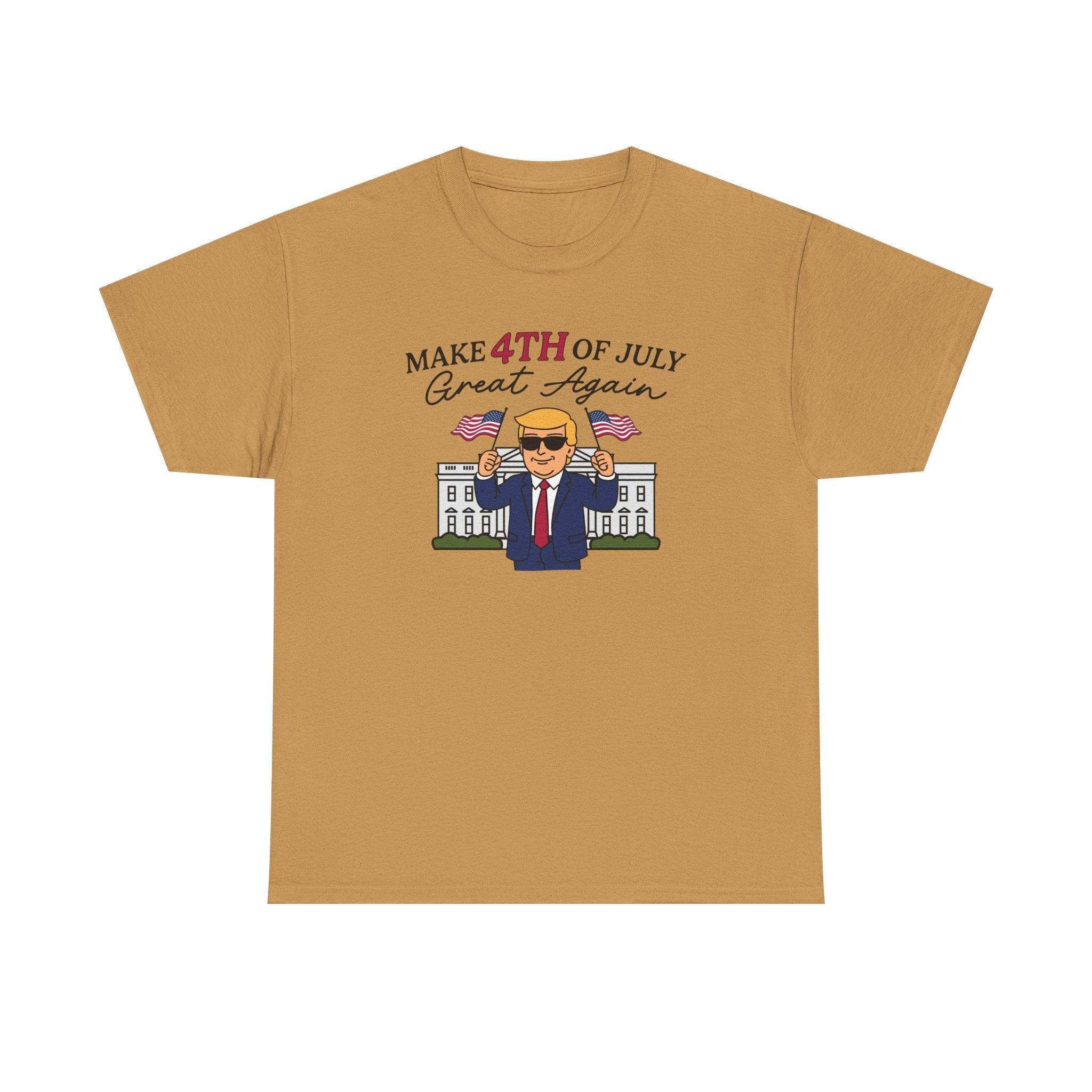 Patriotic Make 4th of July Great Again T-Shirt - PatriotDepot.com