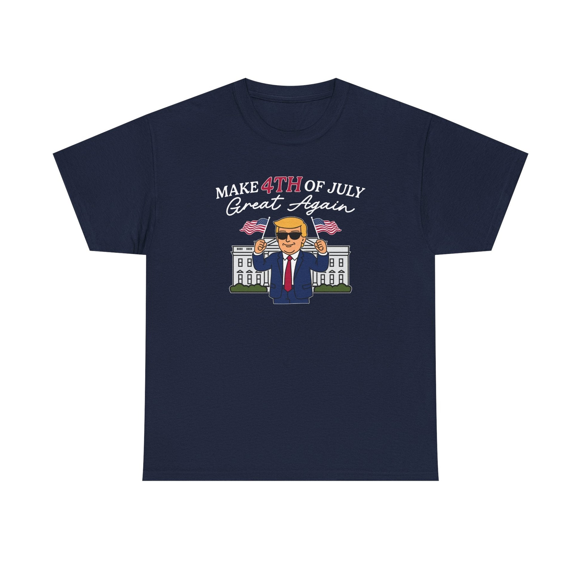 Patriotic Make 4th of July Great Again T-Shirt - PatriotDepot.com