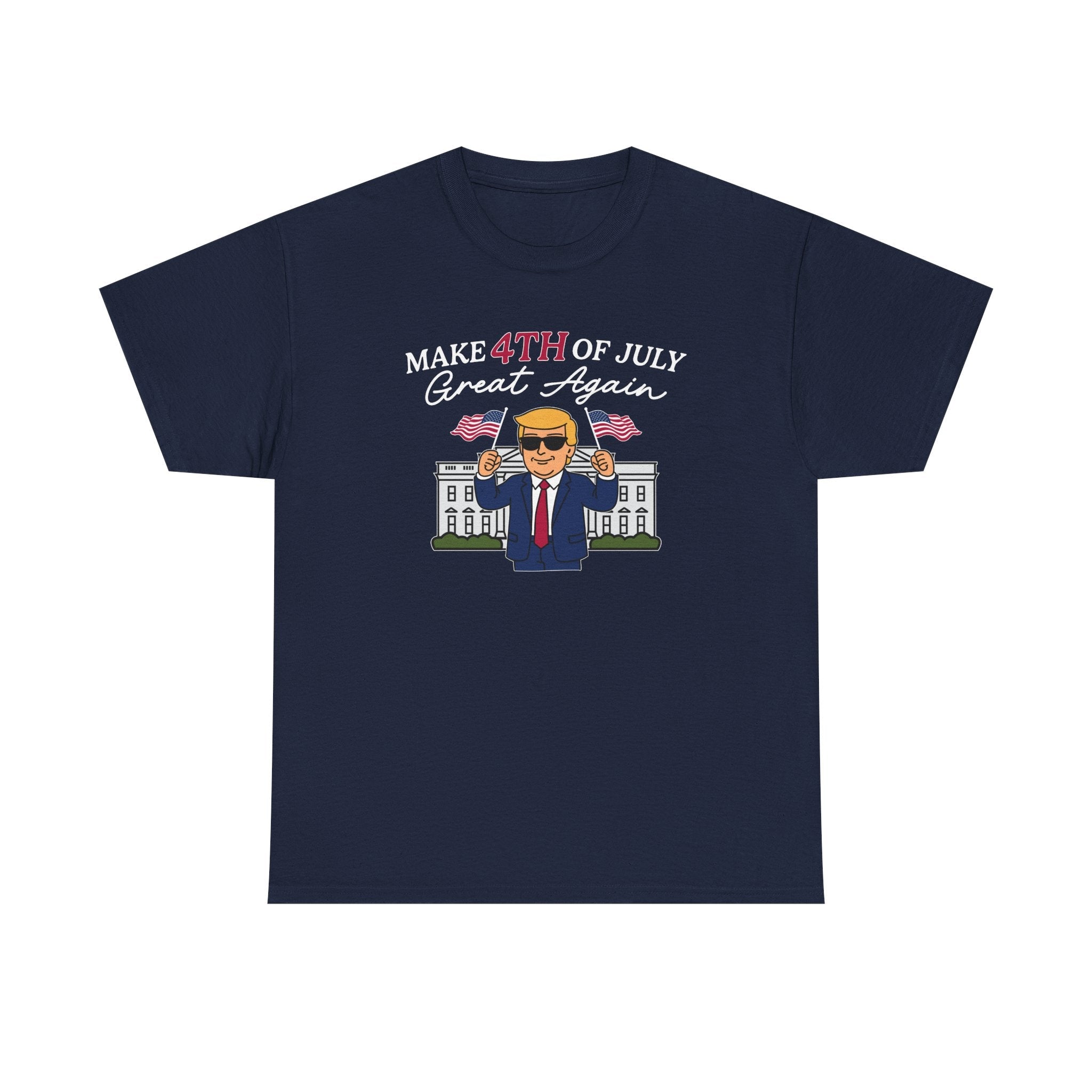 Patriotic Make 4th of July Great Again T-Shirt - PatriotDepot.com