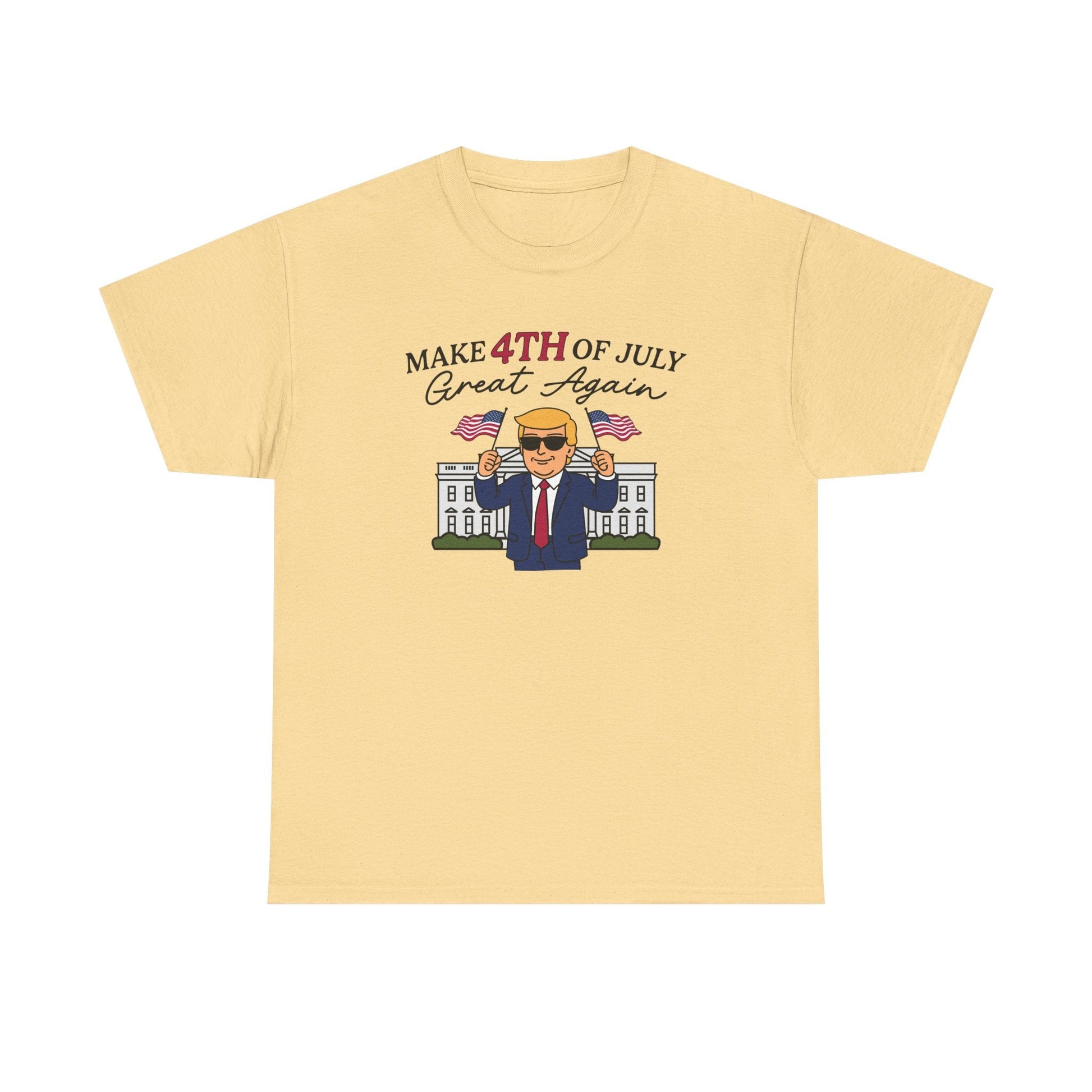 Patriotic Make 4th of July Great Again T-Shirt - PatriotDepot.com
