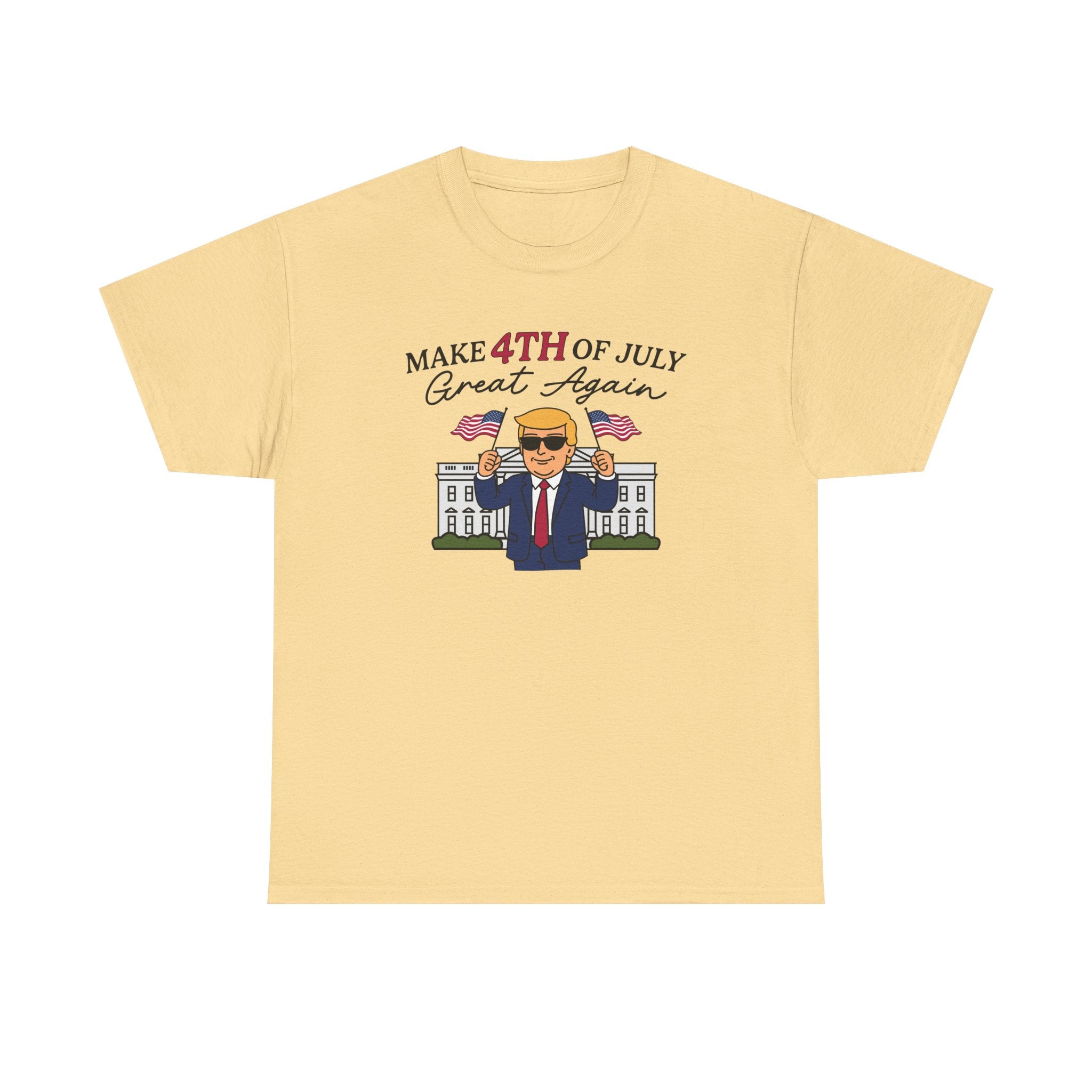 Patriotic Make 4th of July Great Again T-Shirt - PatriotDepot.com