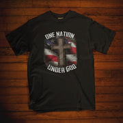 Patriotic One Nation Under God Unisex T-Shirt - PatriotDepot.com