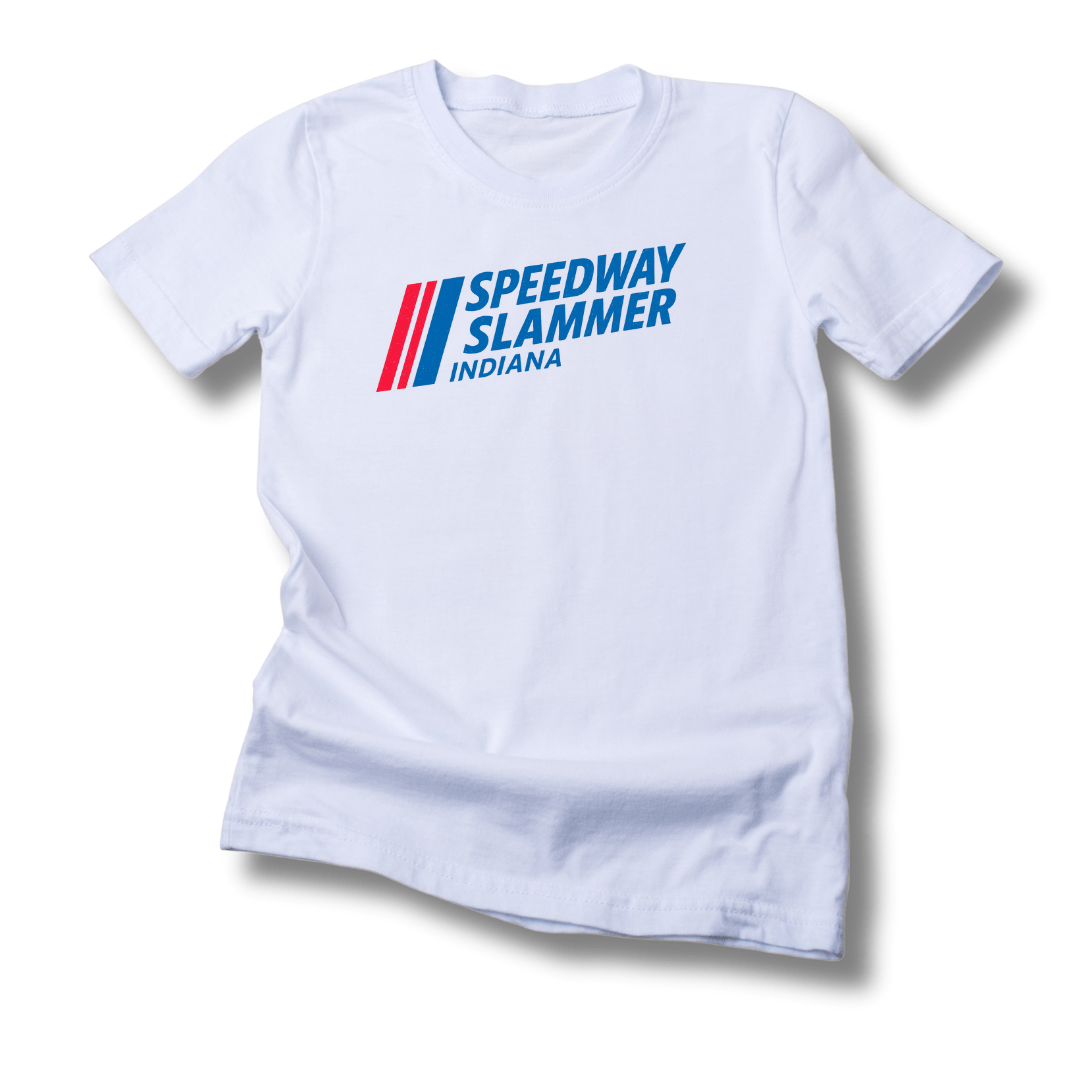 Patriotic Speedway Slammer Indiana T-Shirt - PatriotDepot.com