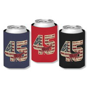 Patriotic Trump 45 G.O.A.T. Can Cooler (Exclusive) - PatriotDepot.com