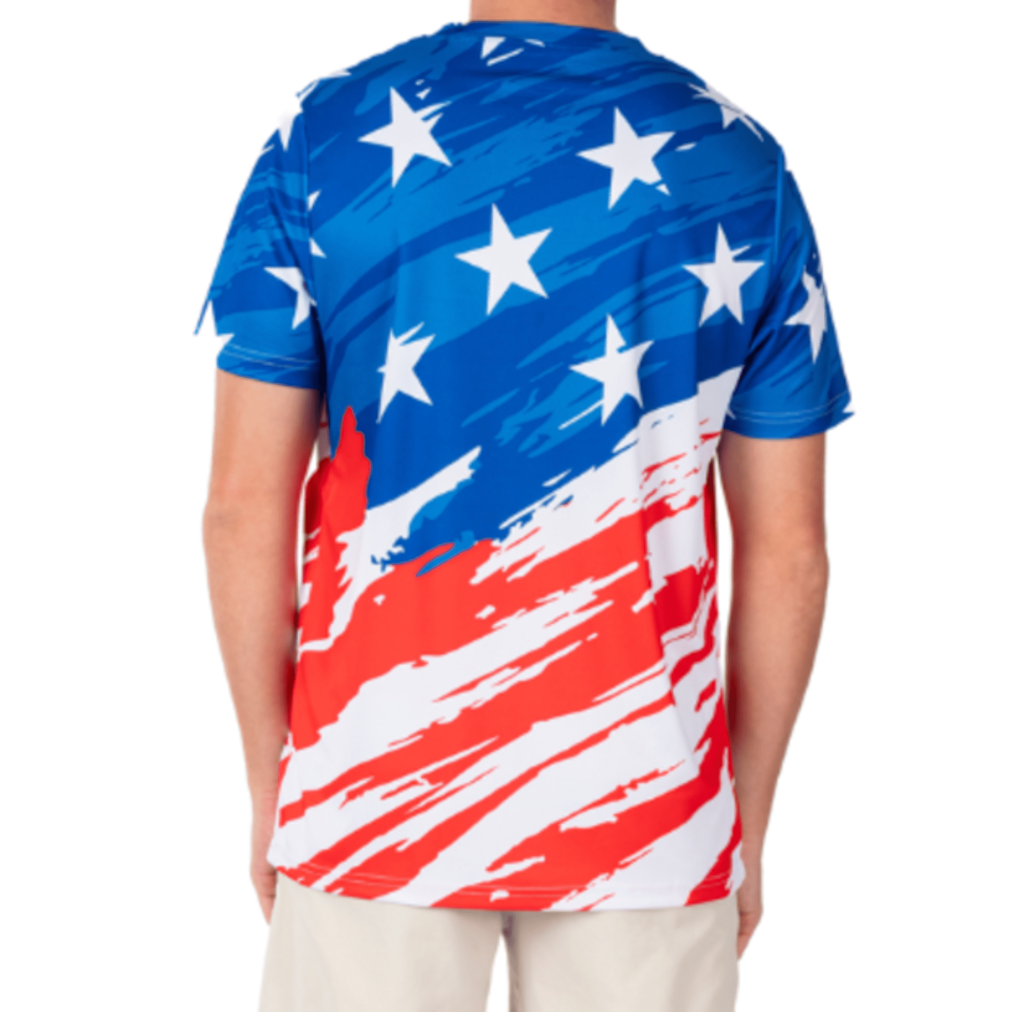 Patriotic USA Quick - Dry Jersey T-Shirt - PatriotDepot.com
