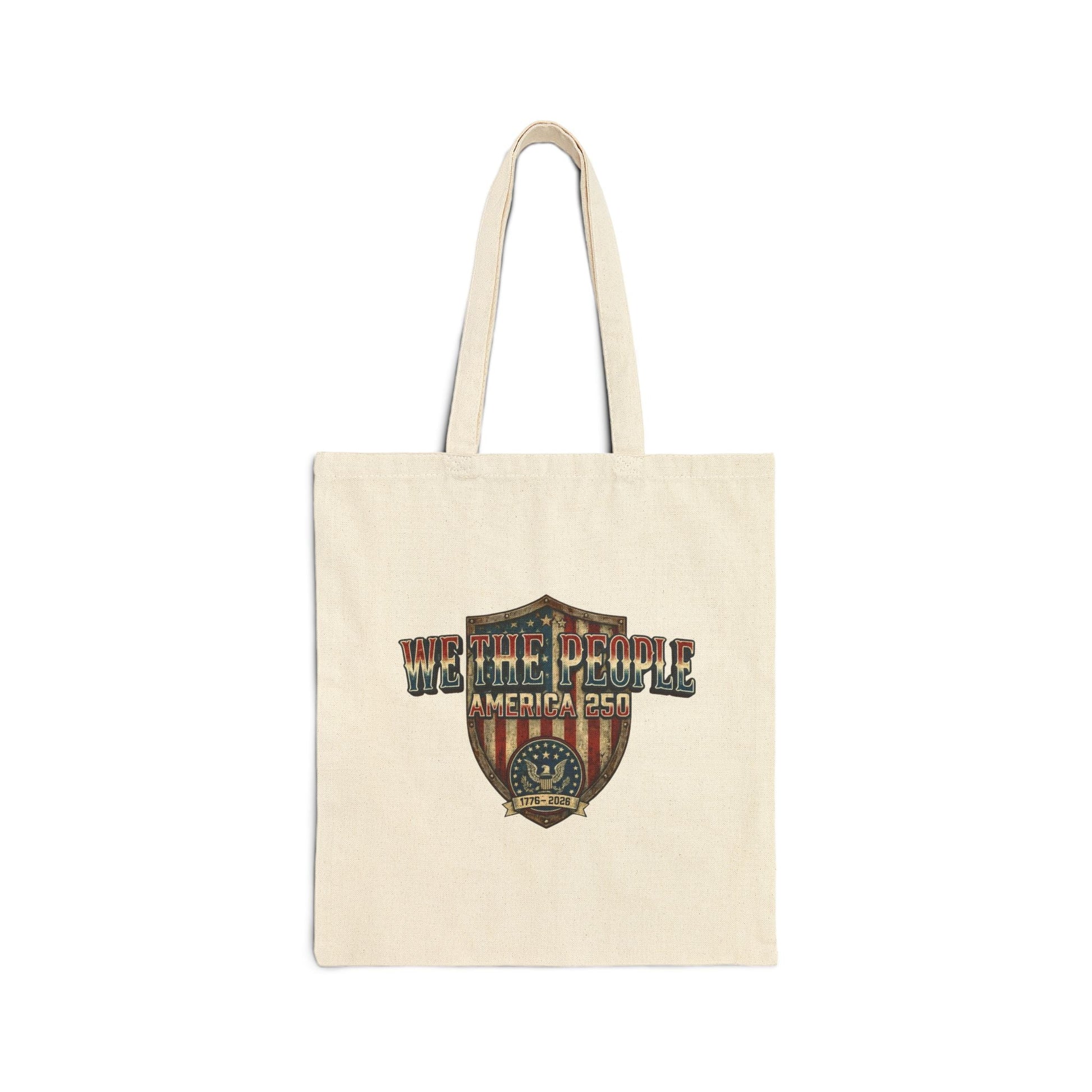Patriotic We the People America’s 250th Anniversary Canvas Tote - PatriotDepot.com