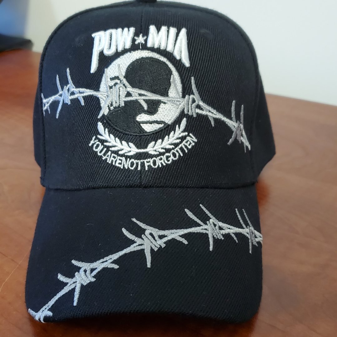 POW MIA You Are Not Forgotten Custom Embroidered Hat and Bill - PatriotDepot.com