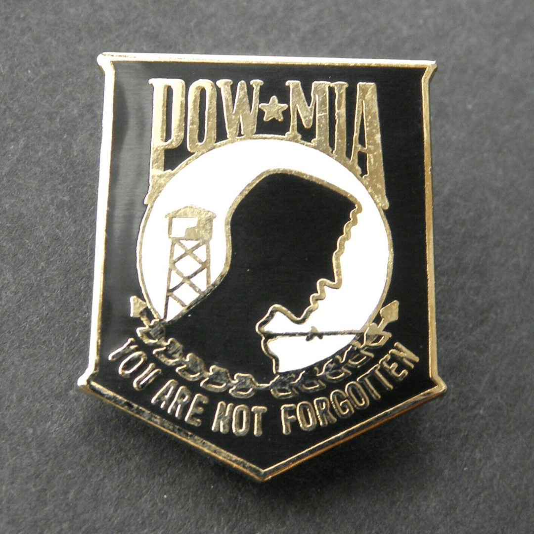 POW MIA You are not forgotten Lapel Pin - PatriotDepot.com