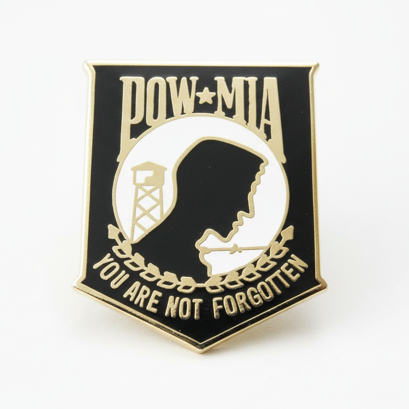 POW MIA You are not forgotten Lapel Pin - PatriotDepot.com