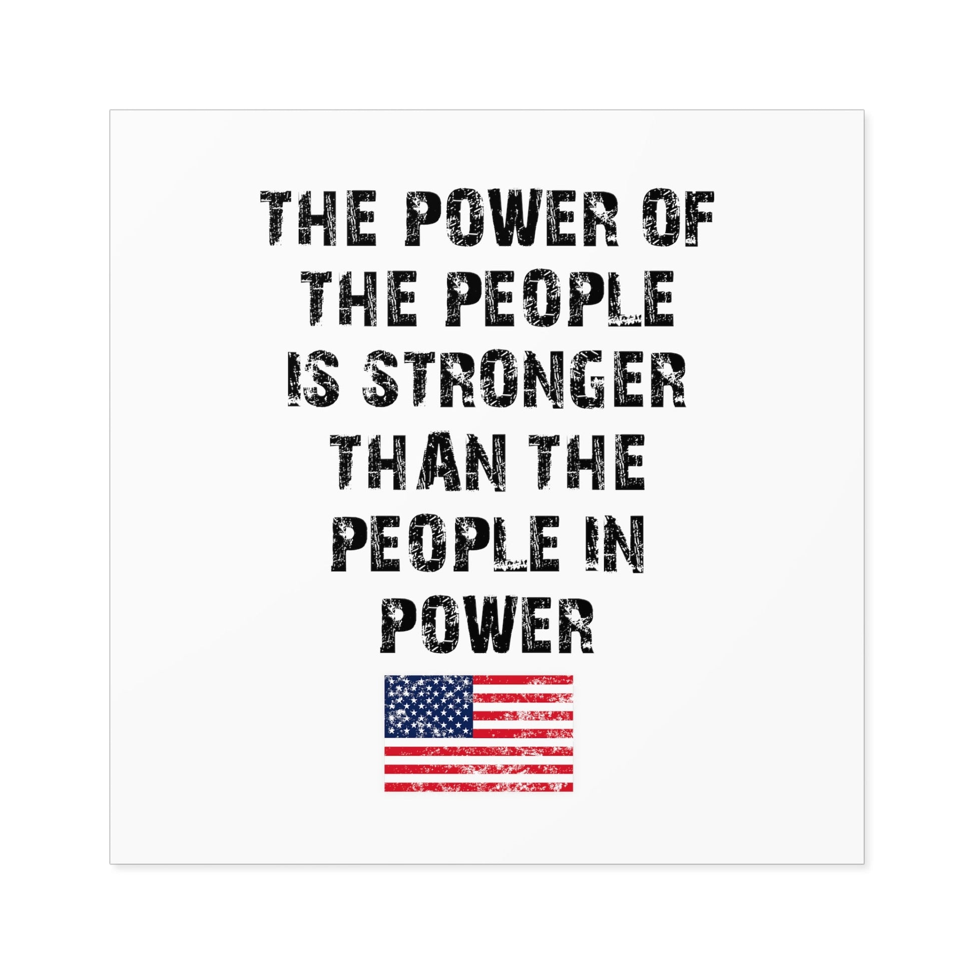 Power of the People Sticker (Indoor\Outdoor) - PatriotDepot.com