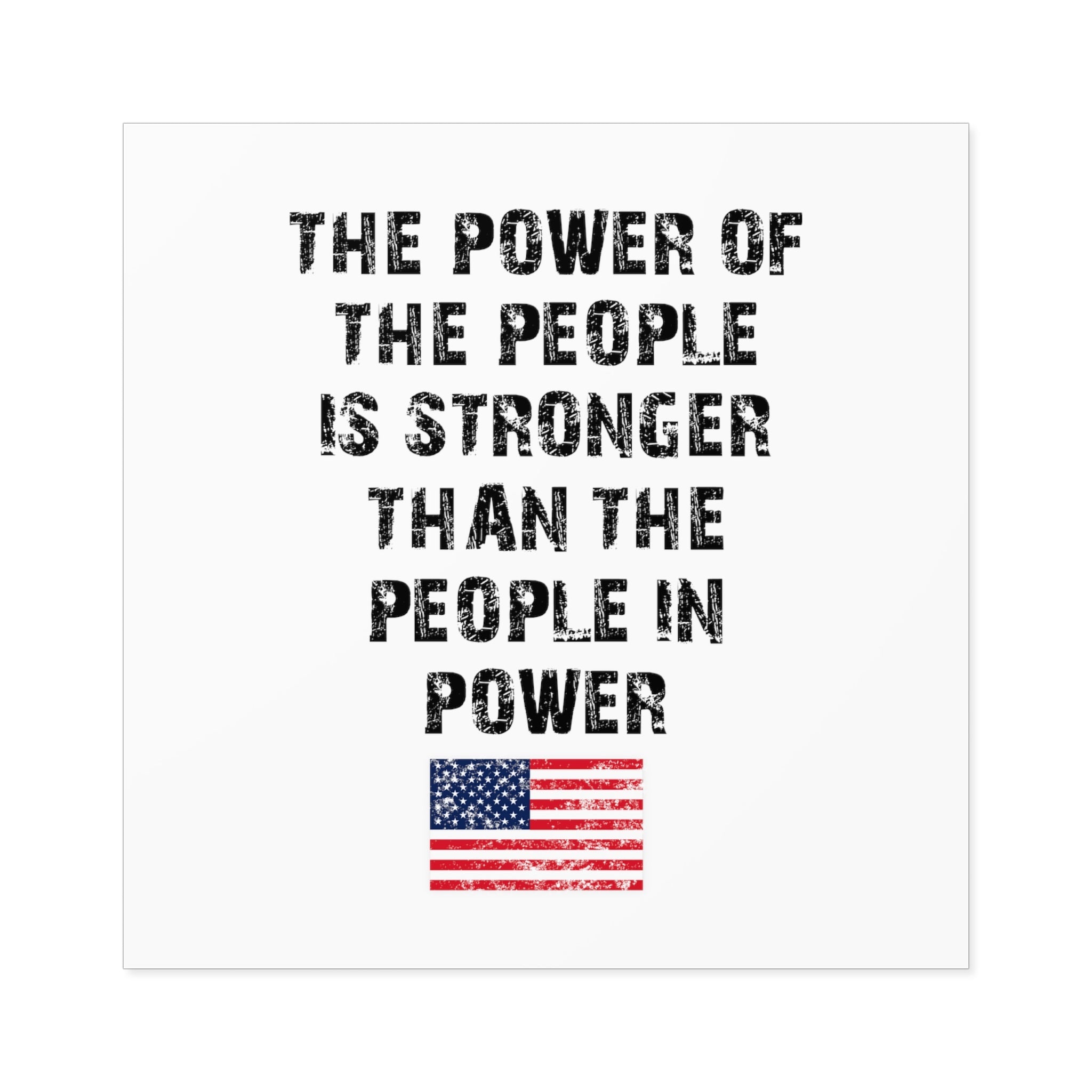 Power of the People Sticker (Indoor\Outdoor) - PatriotDepot.com