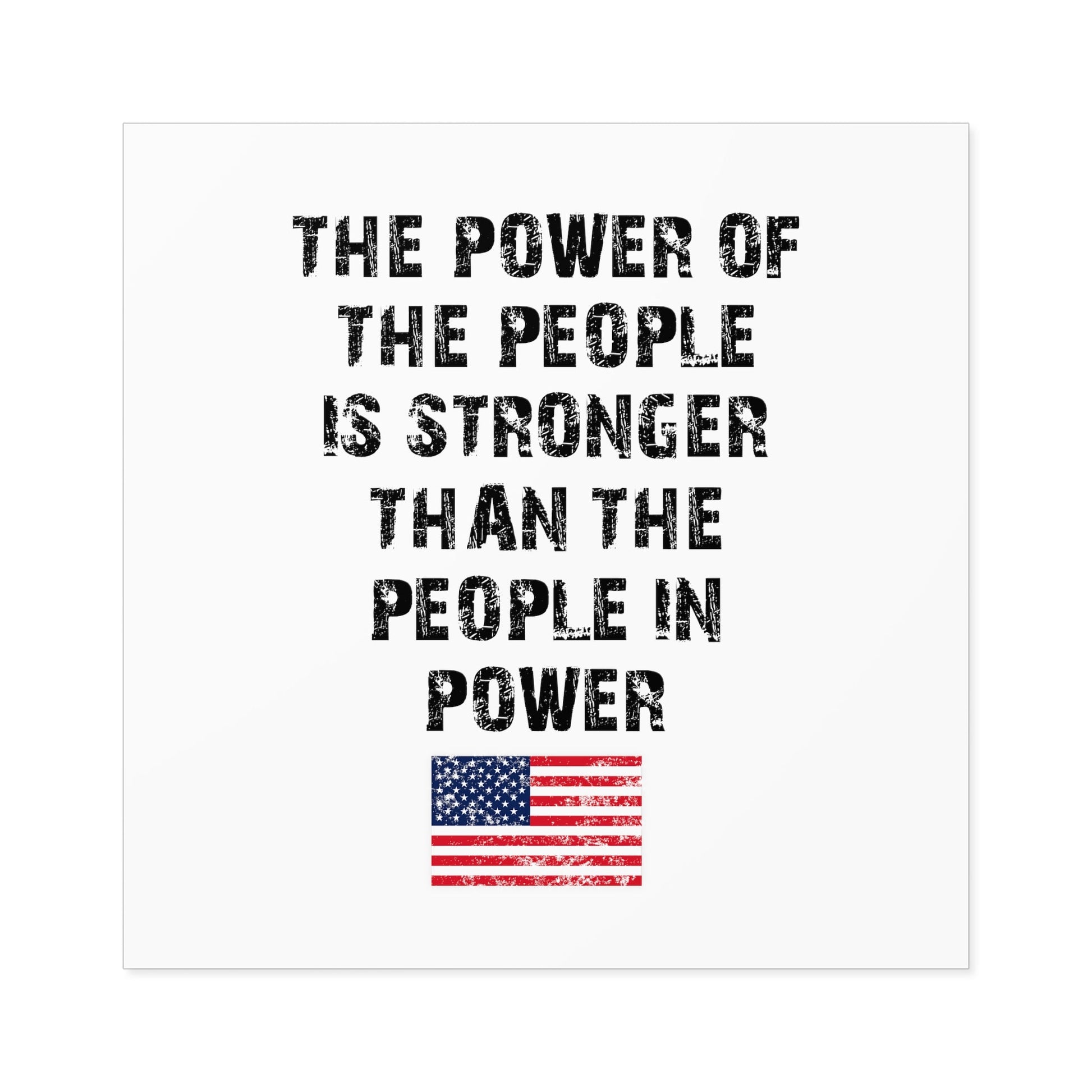 Power of the People Sticker (Indoor\Outdoor) - PatriotDepot.com