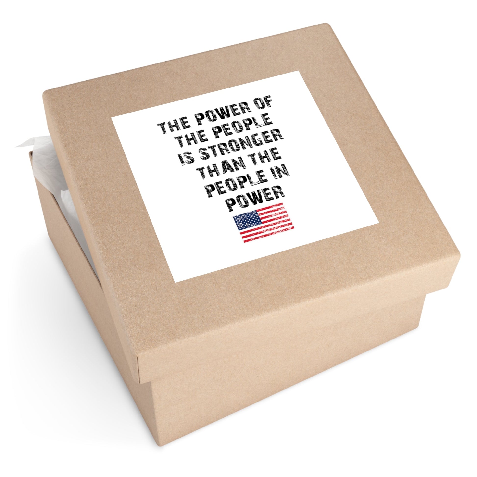 Power of the People Sticker (Indoor\Outdoor) - PatriotDepot.com