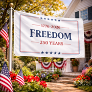 Premium 1776–2026 Freedom 250 Years Commemorative Flag (Double - Sided) - PatriotDepot.com