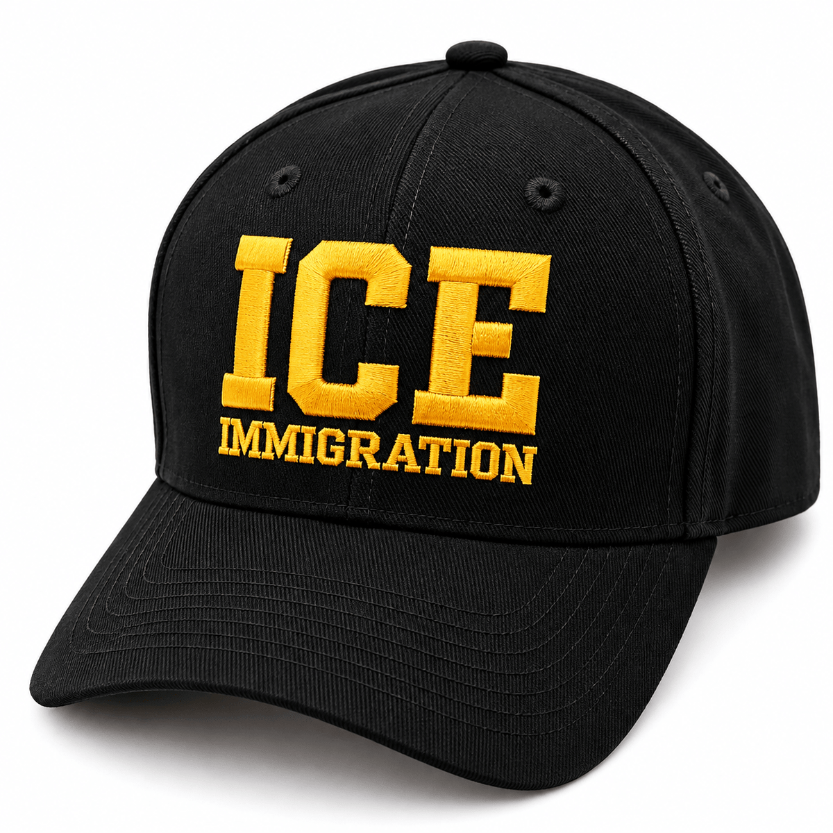 Premium 3D Custom Embroidered Immigration I.C.E.Hat - PatriotDepot.com