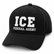 Premium 3D Embroidered I.C.E. Agent Hat - PatriotDepot.com