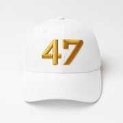 Premium 3D Trump 47 Custom Embroidered Hat - PatriotDepot.com