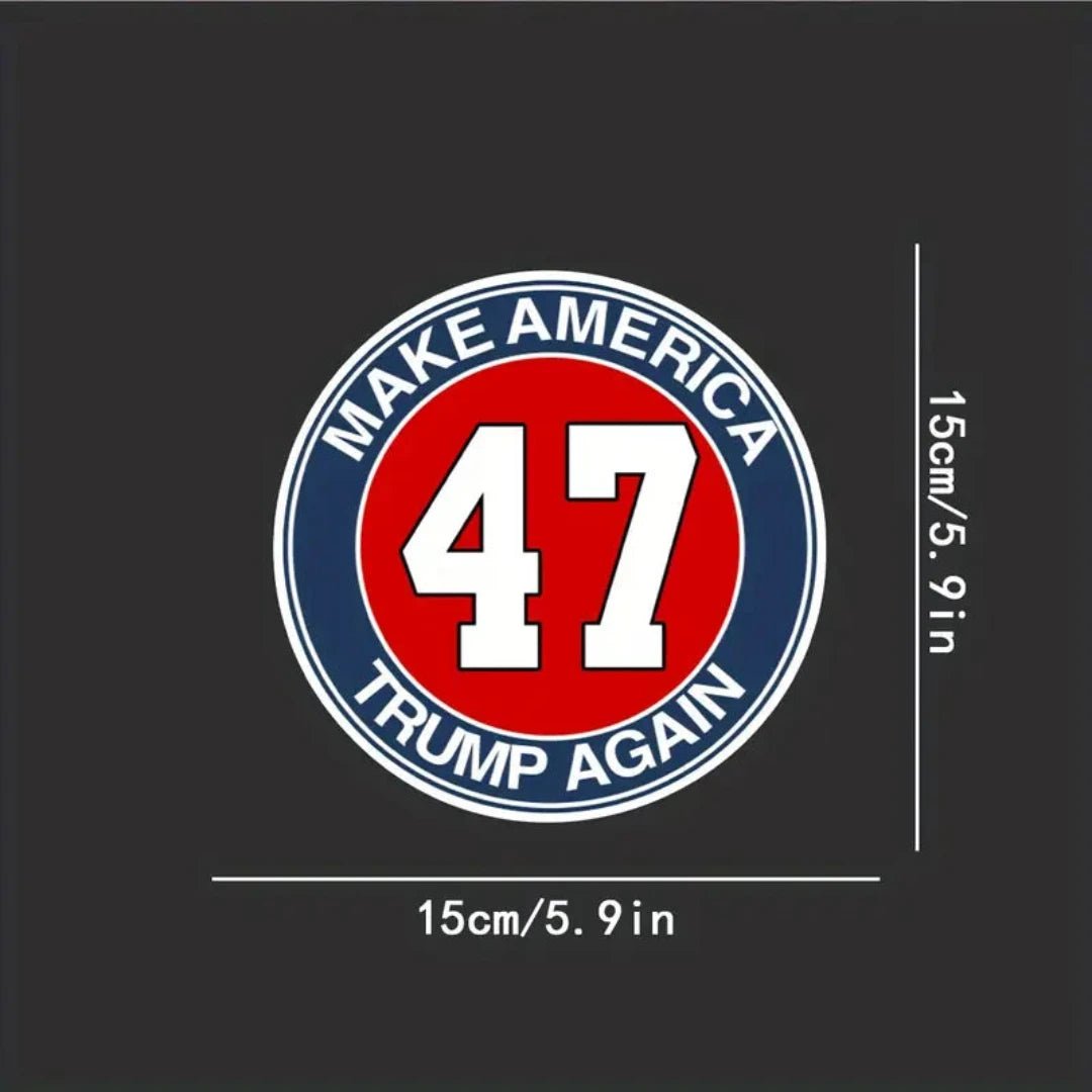 Premium 47 Make America Trump Again Bumper Sticker - PatriotDepot.com