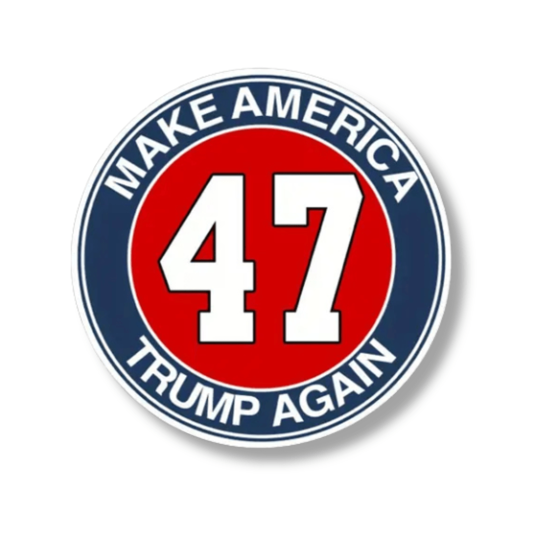 Premium 47 Make America Trump Again Bumper Sticker - PatriotDepot.com