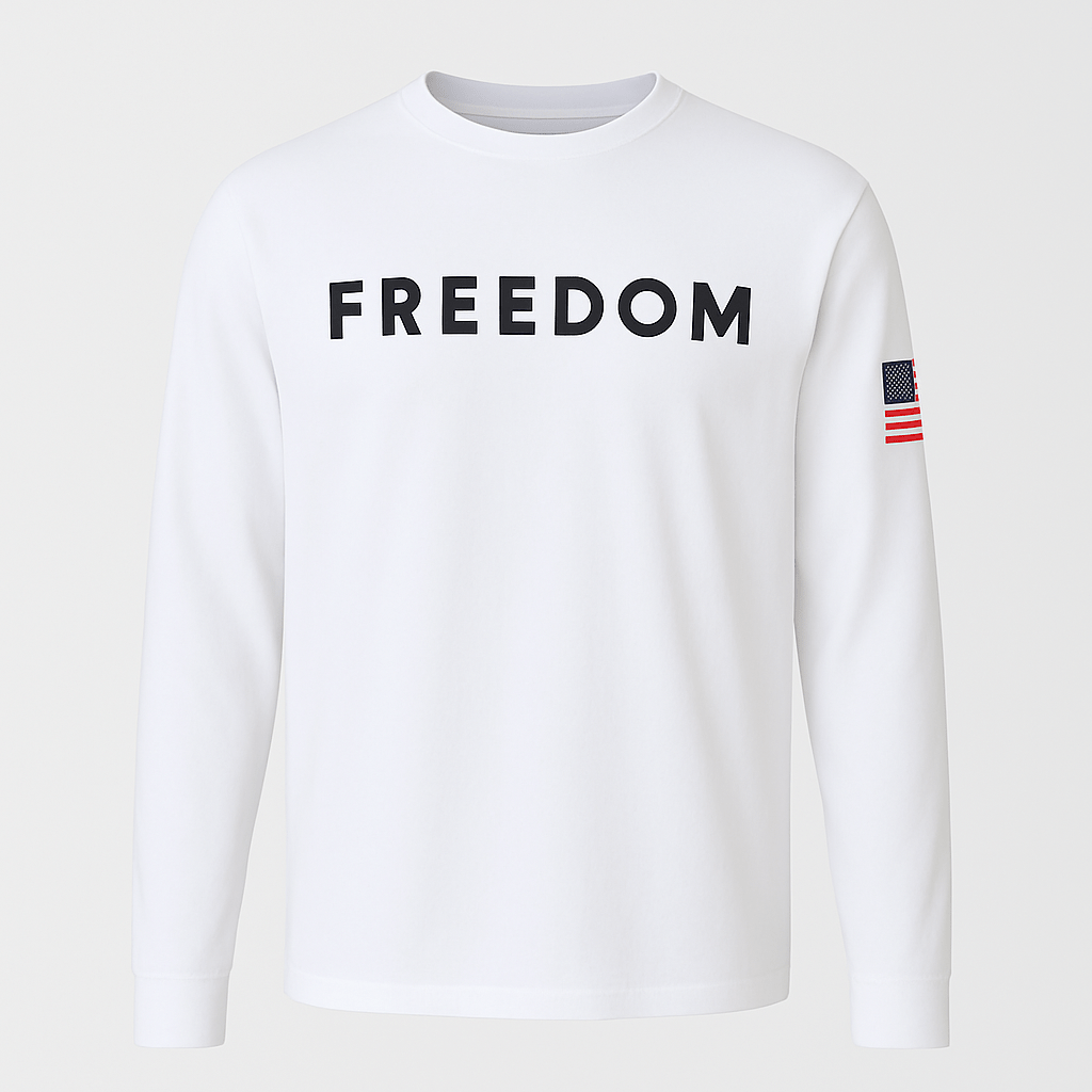 Premium Charlie Kirk Freedom Long Sleeve T-Shirt - PatriotDepot.com