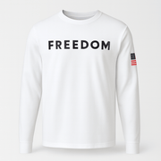 Premium Charlie Kirk Freedom Long Sleeve T-Shirt - PatriotDepot.com
