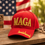 Premium MAGA Trump Signature 3D Custom Embroidered Hat - PatriotDepot.com
