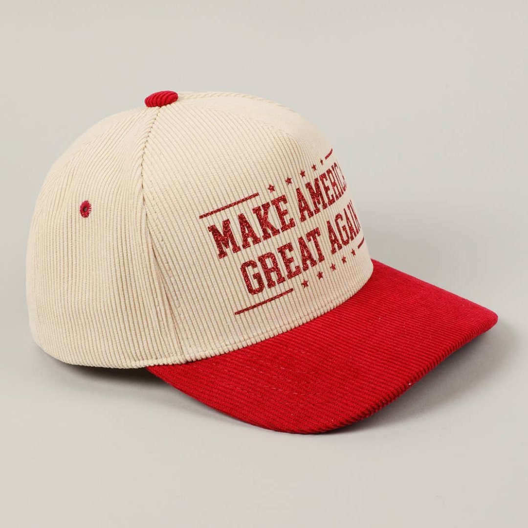 Premium Make America Great Again Corduroy Hat - PatriotDepot.com