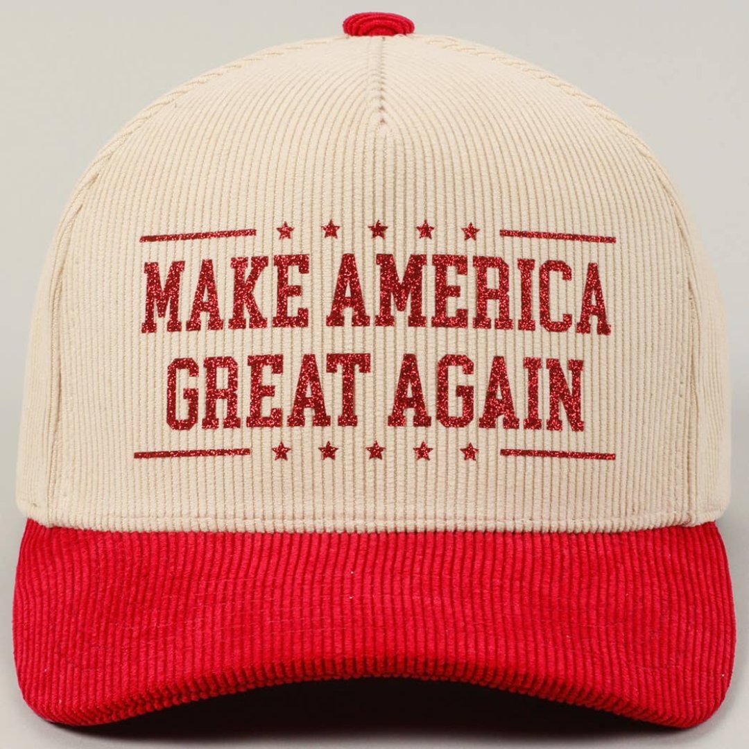 Premium Make America Great Again Corduroy Hat - PatriotDepot.com