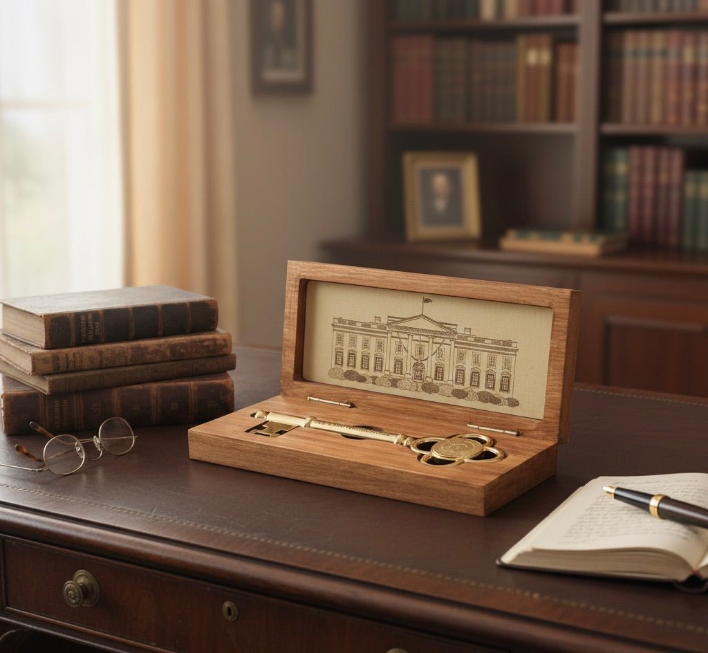 President Donald J. Trump Key to the White House Replica - PatriotDepot.com